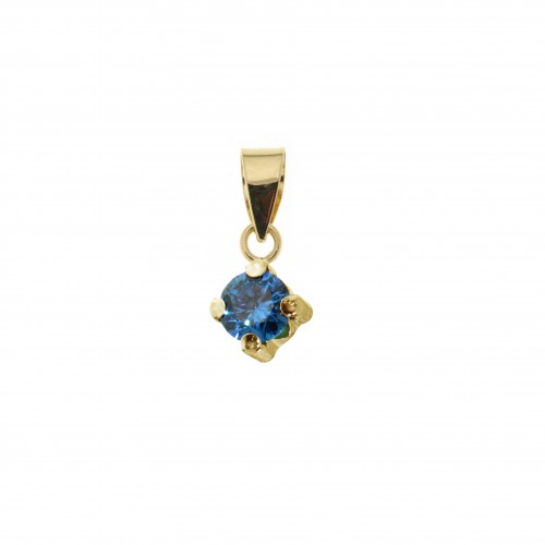 Gold pendant 10kt, 12-4P